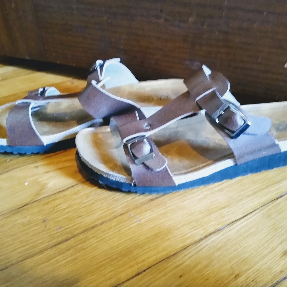 Brown sandals